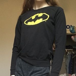 Black Batman logo Sweater Small
